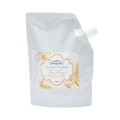 Hand Wash Fleur d'Orange Refill Pouch 500ml - Maison Apothecare
